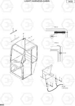 8003 LIGHT HARNESS-CABIN R36N-7, Hyundai