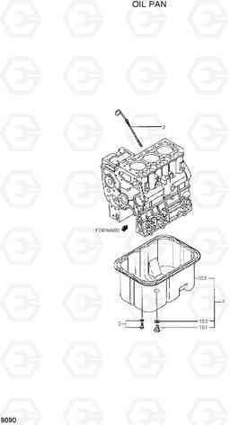 9090 OIL PAN R36N-7, Hyundai