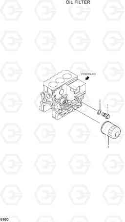 9160 OIL FILTER R36N-7, Hyundai