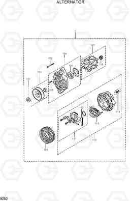 9250 ALTERNATOR R36N-7, Hyundai