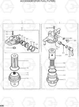 9280 ACCESSORY(FOR FUEL FILTER) R36N-7, Hyundai