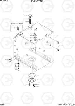 1080 FUEL TANK R370LC-7, Hyundai