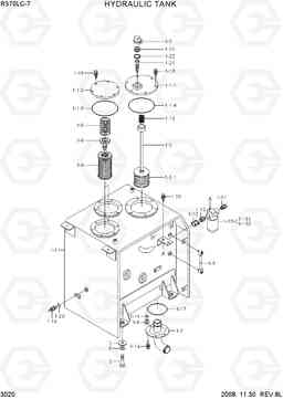 3020 HYDRAULIC TANK R370LC-7, Hyundai