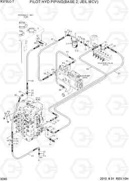 3245 PILOT HYD PIPING(BASE 2, JEIL MCV) R370LC-7, Hyundai