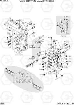 4055 MAIN CONTROL VALVE(1/3, JEIL) R370LC-7, Hyundai