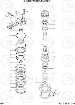 4100 SWING MOTOR(RMF250) R370LC-7, Hyundai