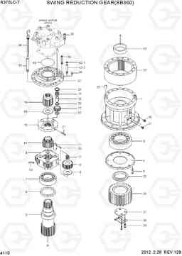 4110 SWING REDUCTION GEAR(SB360) R370LC-7, Hyundai