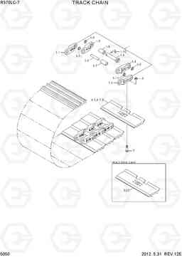 5050 TRACK CHAIN R370LC-7, Hyundai