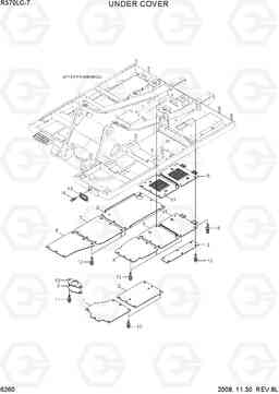 6260 UNDER COVER R370LC-7, Hyundai