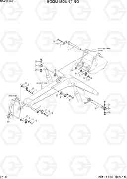 7010 BOOM MOUNTING R370LC-7, Hyundai