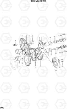 9110 TIMING GEAR R370LC-7, Hyundai