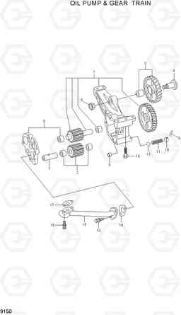 9150 OIL PUMP & GEAR TRAIN R370LC-7, Hyundai