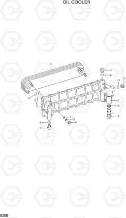 9200 OIL COOLER R370LC-7, Hyundai