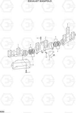 9250 EXHAUST MANIFOLD R370LC-7, Hyundai