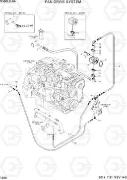 1020 FAN DRIVE SYSTEM R380LC-9A, Hyundai