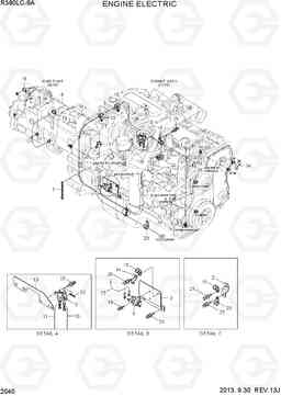 2040 ENGINE ELECTRIC R380LC-9A, Hyundai