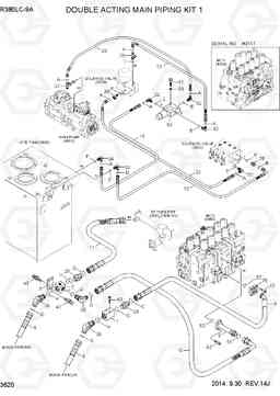 3620 DOUBLE ACTING MAIN PIPING KIT 1 R380LC-9A, Hyundai