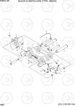 3860 QUICK CLAMP(CLOSE TYPE, -#0029) R380LC-9A, Hyundai