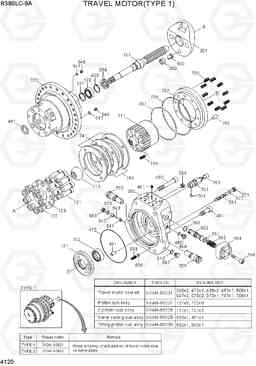 4120 TRAVEL MOTOR(TYPE 1) R380LC-9A, Hyundai