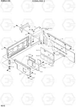 6210 COWLING 2 R380LC-9A, Hyundai