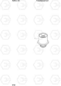 9150 THERMOSTAT R380LC-9A, Hyundai