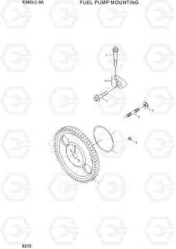 9270 FUEL PUMP MOUNTING R380LC-9A, Hyundai