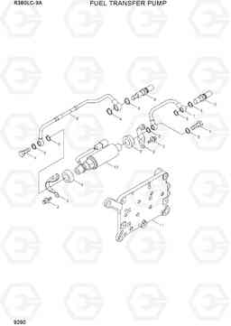 9290 FUEL TRANSFER PUMP R380LC-9A, Hyundai