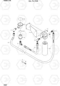 9390 OIL FILTER R380LC-9A, Hyundai