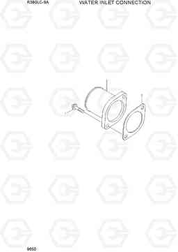 9650 WATER INLET CONNECTION R380LC-9A, Hyundai