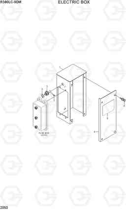 2050 ELECTRIC BOX R380LC-9DM, Hyundai