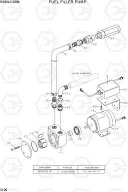 2100 FUEL FILLER PUMP R380LC-9DM, Hyundai