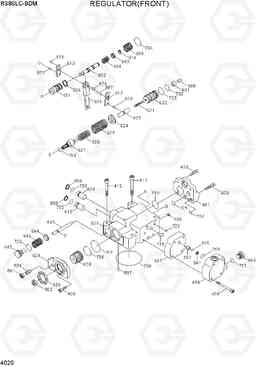 4020 REGULATOR(FRONT) R380LC-9DM, Hyundai