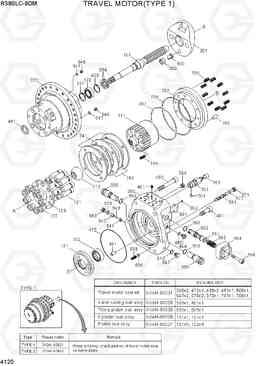 4120 TRAVEL MOTOR(TYPE 1) R380LC-9DM, Hyundai
