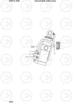 4620 CRUSHER ASSY(3/5) R380LC-9DM, Hyundai
