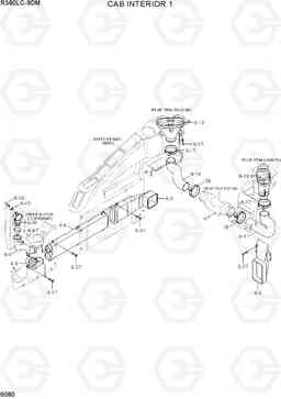 6080 CAB INTERIOR 1 R380LC-9DM, Hyundai