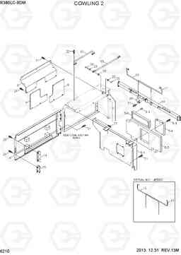 6210 COWLING 2 R380LC-9DM, Hyundai