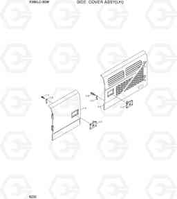 6230 SIDE COVER ASSY(LH) R380LC-9DM, Hyundai