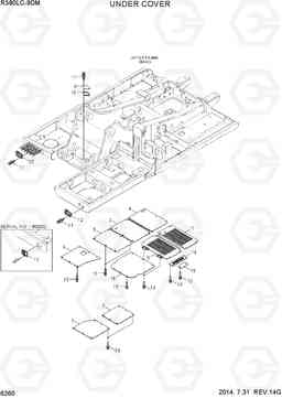 6260 UNDER COVER R380LC-9DM, Hyundai