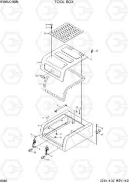 6280 TOOL BOX R380LC-9DM, Hyundai