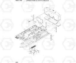 6400 UPPER FRAME & COUNTERWEIGHT R380LC-9DM, Hyundai