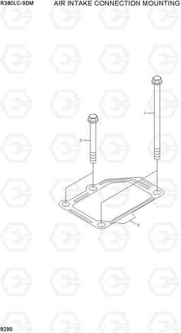 9290 AIR INTAKE CONNECTION MOUNTING R380LC-9DM, Hyundai