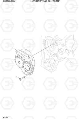 9320 LUBRICATING OIL PUMP R380LC-9DM, Hyundai