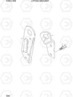 9340 LIFTING BRACKET R380LC-9DM, Hyundai