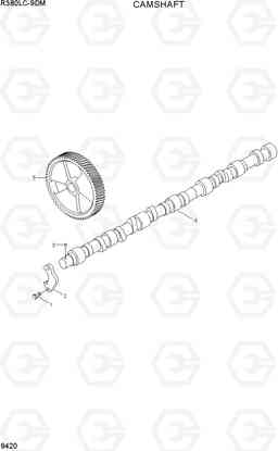 9420 CAMSHAFT R380LC-9DM, Hyundai