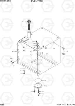 1080 FUEL TANK R380LC-9MH, Hyundai