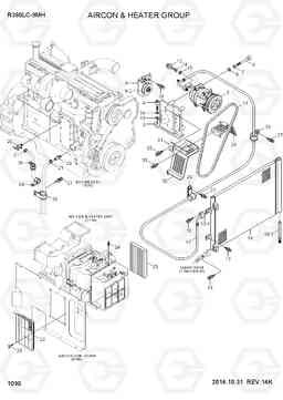 1090 AIRCON & HEATER GROUP R380LC-9MH, Hyundai