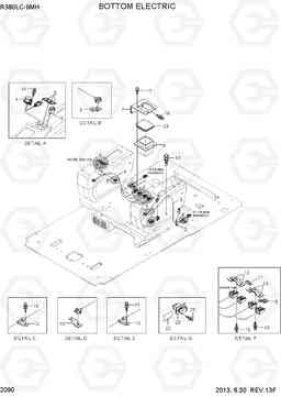 2090 BOTTOM ELECTRIC R380LC-9MH, Hyundai