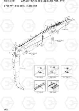 3520 ATTACH GREASE LUB SYS(2 PCS ATT, STD) R380LC-9MH, Hyundai