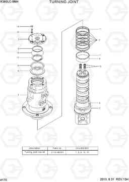 4170 TURNING JOINT R380LC-9MH, Hyundai