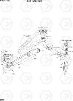 6080 CAB INTERIOR 1 R380LC-9MH, Hyundai